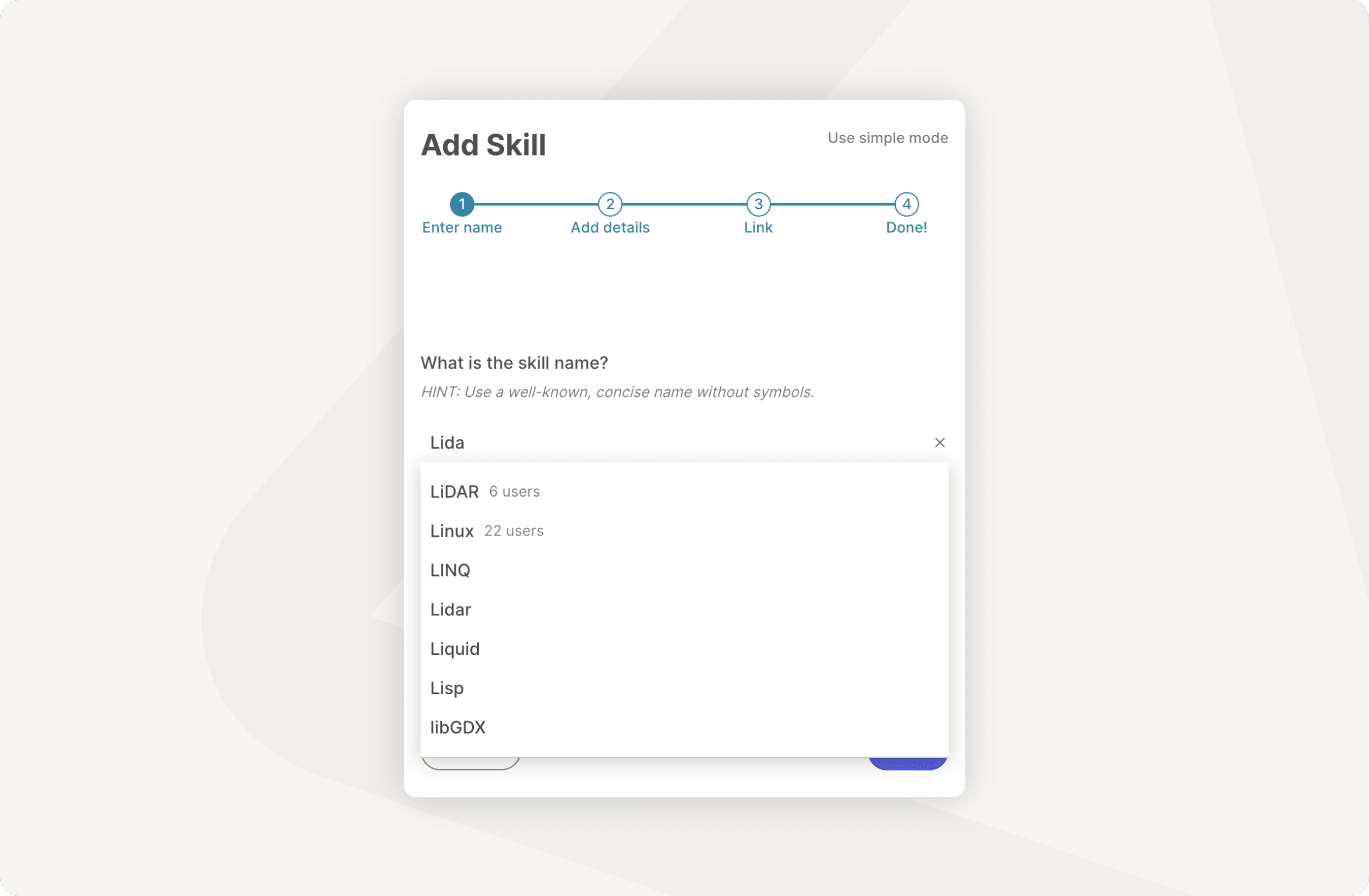 Software for skills management, simplified.